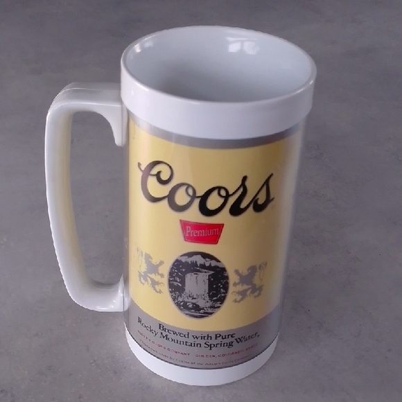 VINTAGE COORS PREMIUM BEER THERMO-SERV MUG - Picture 6 of 9
